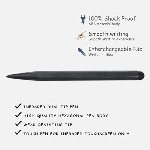 Image of Writing Pen for Digital Board /Stylus (MAXHUB /SEEWO /Samsung /LG /VIEWSONIC /BENQ /Philips) All Brand Interactive Flat Panel Compatible - 1 Qty. Non Magnetic & Shockproof