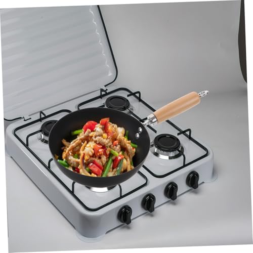 Wok japonés STOBAZA en hierro forjado con tapa miniatura 7