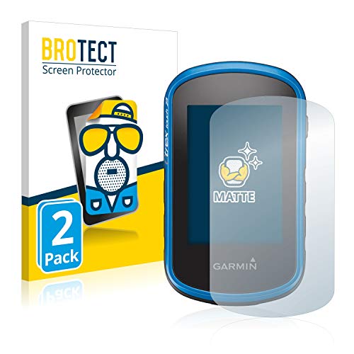 BROTECT Protector Pantalla Anti-Reflejos para Garmin eTrex Touch 25 (2 Unidades) Película Mate Anti-Huellas