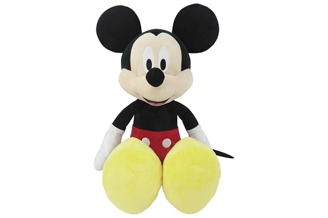 Simba Toys - Peluche Disney Mickey Mouse, Material Suave y Agradable, 100% Original, Apto para Niños y Niñas de Todas Las Edades - 75 cm (6315870260)