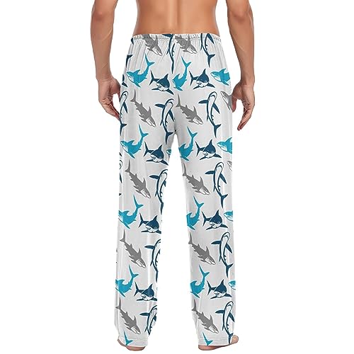Men's Pajama Pants with Pockets, Comfort Soft Drawstring Lounge Pants Pajama Bottoms for Men2