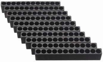 10pcs 12 Holes Screwdriver Bit Holder Drill Head Storage Case