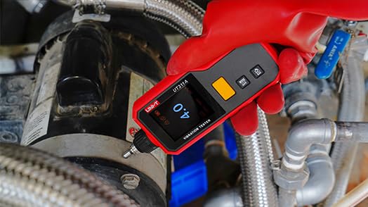 UNI-T UT312A Series Vibration Testers measure vibration acceleration, velocity full view 2.4″ TFT color screen