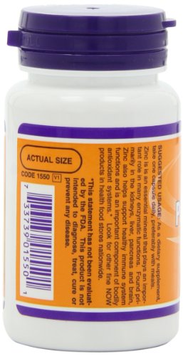 Now Zinc Picolinate 50Mg, 60 Capsules (Pack Of 3) #TOP4