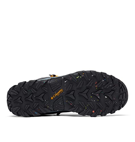 Columbia Newton Ridge WP Omni-Heat II wasserdichte Wanderstiefel für Herren, Grau (Dark Grey x Raw Honey), 43 EU