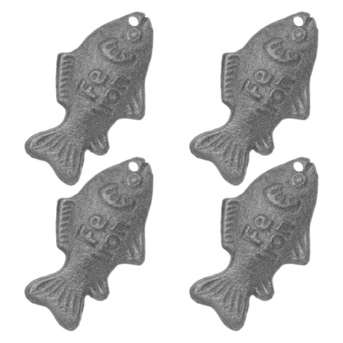 BESPORTBLE Eisenfische Kochgeschirr 4 Stück Natürliches Kochzubehör zur Eisenergänzung für Vegane Ernährung und Eisenreiche Suppen Geeignet für Sportler und Schwangere