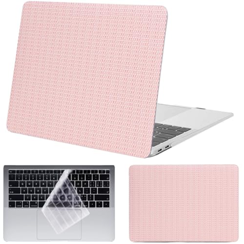 Funda MacBook Pro 16 para Oficina y Viajes Cuero Rígido Rosa Chips M5 M4