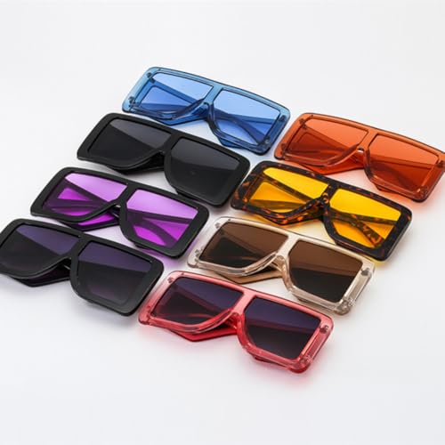 Lunettes de soleil One Piece anti-éblouissement grand format mode