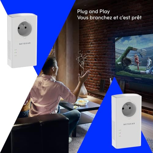 NETGEAR PLP2000 100FRS Adaptateur réseau CPL 2000 Mbit/ EthernetLAN 2 pièce - vue 9