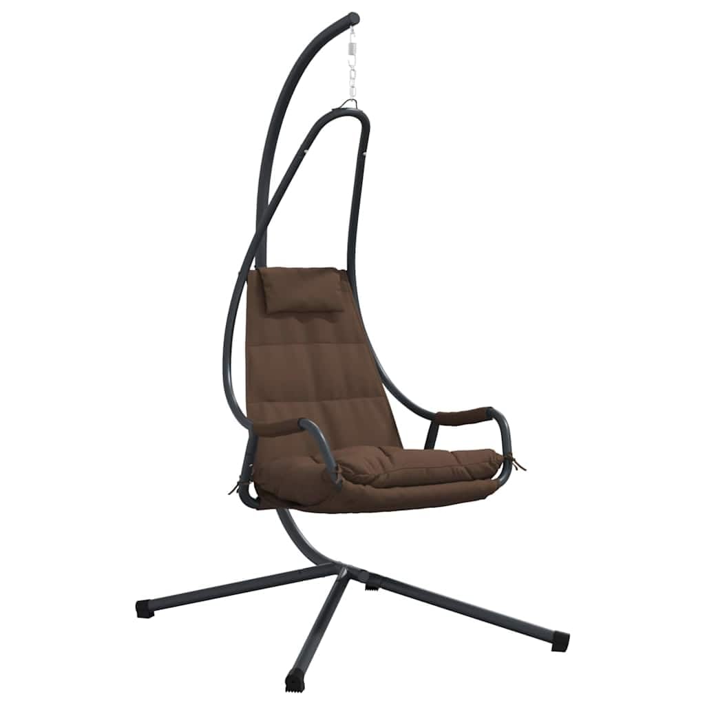 Genérico Silla Huevo Colgante Manual Café 94 x 107 x 196,5 cm Acero,Casa y jardín,Jardín,Artículos de Exterior,Balancines de jardín,Marrón,42003854