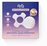 NuNi Coussinet Allaitement - Coussinets d'Allaitement Réutilisables & Autocollants - Coqui...