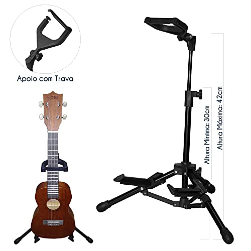 Suporte Para Ukulele Violino Cavaquinho Retrátil Chão PIC03