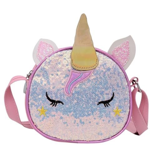 Bolso bandolera de unicornio BESTonZON, un accesorio brillante para niñas pequeñas