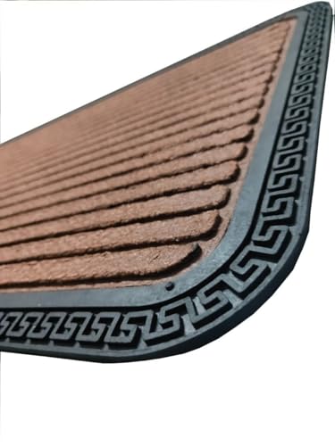 Image of Anti Skid Door Mats for Home Entrance |Rectangular Mats| Outside, Indoor Rubber Mat for Floor (40X60 cm, Brown)