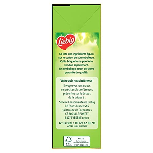Soupe Délicate Liebig Farandole de Légumes & Pâtes 2x30cl - 600g Réconfortante et Gourmande - Épicerie Fine - Le Lot De 4