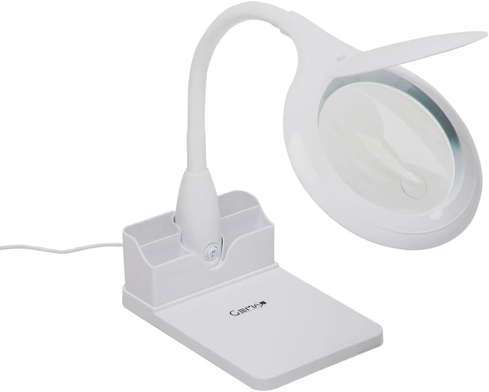 Gemax iLED Magnifying B+ Lamp 3X - 5X, White