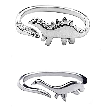 Beccalame Cute Dinosaur Promise Ring Set Cover
