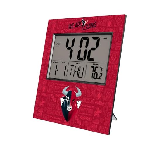 NFL 2024 Illustrated Limited Edition Digital Desk/Wall Clock
