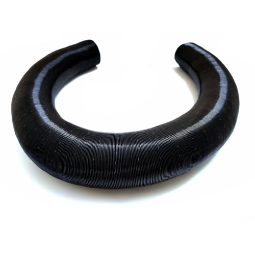 Wuyangcun 75mm Aluminum Foil Heater Duct Hose 500cm Black Flexible Air Duct Tube for 2KW for 5KW Diesel Parking Heaters and Air Systems