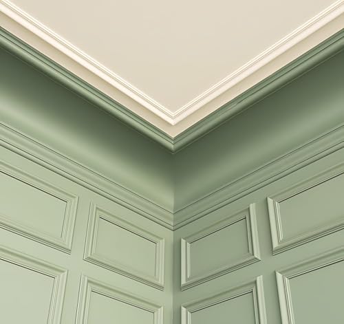 Cornisa C344 Orac Decor perfil de estuco para tapar imperfecciones en techos altos 6