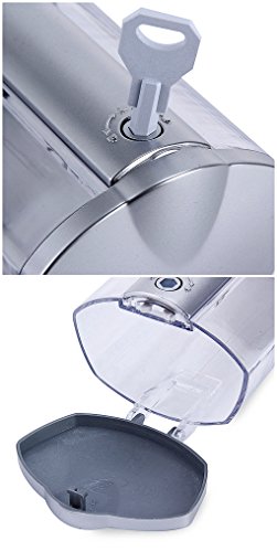 350Ml Soap And Shower Dispenser Wall Mounted Shampoo Conditioner Body Wash Dispenser Bathroom Lotion Dispensers For Home Kitchen Bathroom (Silver) #TOP5