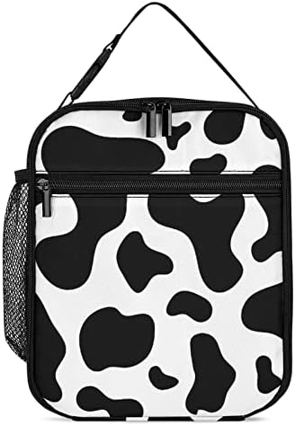 TIMAILOR Cow Print Lunch Box,Cow Print Lunch Bags for Women,Insulated Lunch Bag,Loncheras Para Mujer,Cute Lunch Bags for Women,MBW187