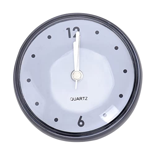 DOITOOL 1pc Bathroom Wall Clock Cup Mute Hanging Clock for Kitchen Easy to Read Display for Smooth Deep