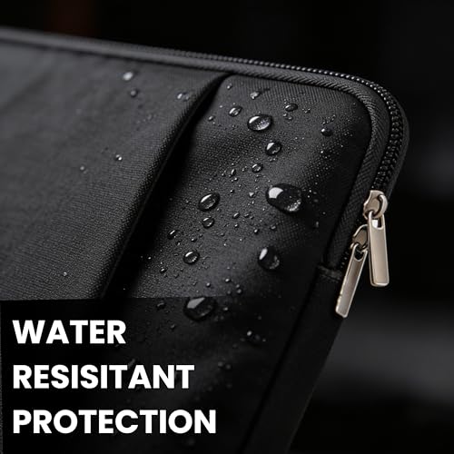 Image of Futopia Laptop Sleeve15.6-16 Inch with Handle, Water Resistant Case, Soft Padded Interior Cover Compatible for Laptops & Notebook Bag for Office, College & Travel (Black)