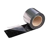 HYQOUKLR Dachreparaturband Bitumendichtband, selbstklebend, zur Reparatur von Dachlecks, Wärmedämmung, Aluminiumfolienband(0.1x1m(0.3x3.3ft))