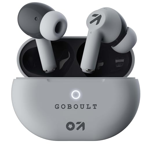 GOBOULT K40 True Wireless in Ear Earbuds with 48H Playtime, Clear...