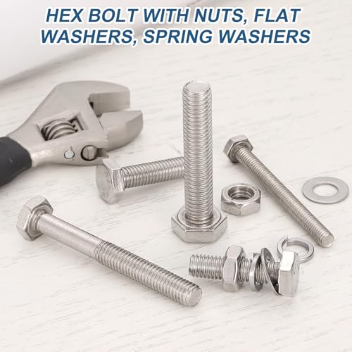 Perno hexagonal M10 x 75 mm para reparar y asegurar estructuras sin desajustes 4