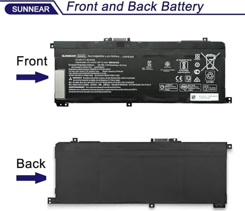 Image of SA04XL L43267-005 n55629-005 Laptop Battery Replacement for HP Envy X360 15-DR 15-DS 15-dr1xxx 15m-ds0011dx 15m-dr0012dx 15t-dr100 17t-cg100 17-cg100 Series L43248-541 L43248-AC2 HSTNN-OB1G 55.67Wh