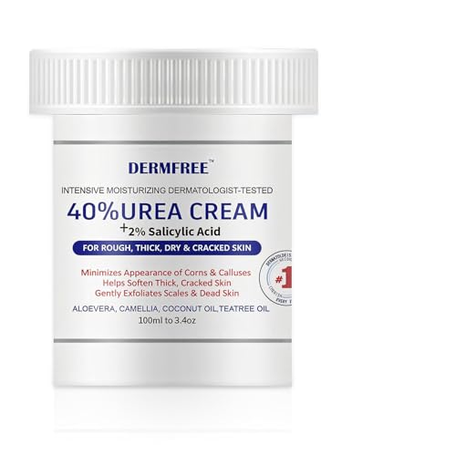 100ml Crema Hidratante Pies, Crema Reparadora Pies, Reparadora de Talones Secos y Agrietados, Hidratación Intensa para Piel Agrietada, Elimina Rugosidades y Previene Grietas