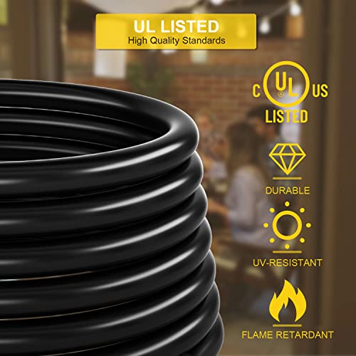 Rophor 50 Amp Generator Cord 15 Feet, Nema 14-50P To Cs6364 & Ss2-50R Generator Emergency Power Cord, Stw 6/3 + 8/1 Awg, 125/250V, 12500 Watts, Perfect For Generator To House Connection #TOP5
