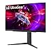 LG 27GR83Q-B 27-inch UltraGear QHD (2560x1440) IPS Gaming Monitor, 240Hz, 1ms, DisplayHDR 400, G-Sync AMD FreeSync Premium, HDMI 2.1 DisplayPort, 4-Pole HP Out DTS GP:X, Tilt/Height/Pivot Stand, Black