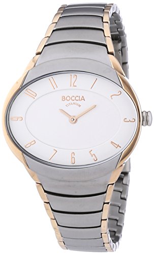 Montre femme Boccia Titanium anti-allergique en titane léger