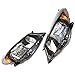 TBVECHI For 2012 2013 2014Toyota Yaris Vitz Hatchback Headlights Assembly, Left Driver + Right Passenger Side 1 Pair Set Replacement, Black Housing Halogen Headlamps Projectors Replacement