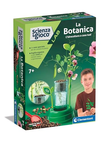 CONTENUTO DEL GIOCO: vasetto, argilla espansa e semi di lenticchia e pisello per iniziare subito la sperimentazione. Il ricco manuale scientifico illustrato contiene tutte le informazioni per guidare il bambino alla scoperta di questo nuovo metodo di coltivazione delle piante.