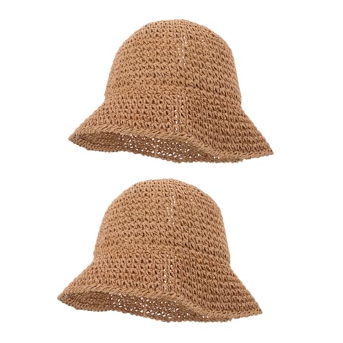 Chapeau seau en paille chapeaux de plage femmes confortables et légers