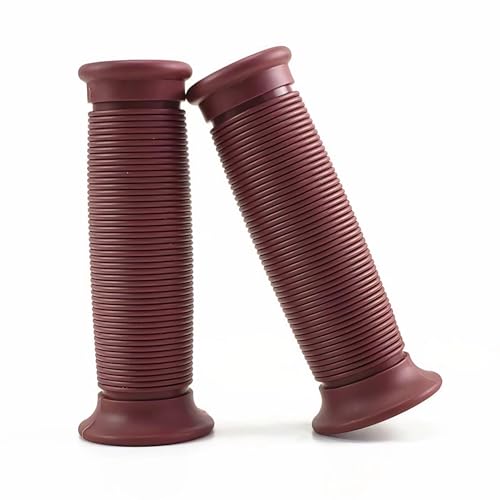 Poignées de Guidon de Moto Vintage, Antidérapantes, Universelles, 22mm/25mm, Taupe, 1 Paire