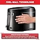 Tefal Maxi Fry Fritteuse, Cool Wall Technologie, bis zu 1,2 kg Fassungsvermögen, einklappbarer Griff, kompakte Größe, regelbares Thermostat von 150°C bis 190°C, schwarz, FF1078