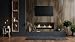 AARON HOME Milano Chimenea de bioetanol, montada en la Pared, Acero Inoxidable,...