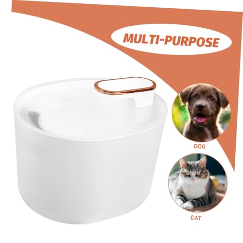 Fuente de agua para mascotas capacidad 3L blanca miniatura 3
