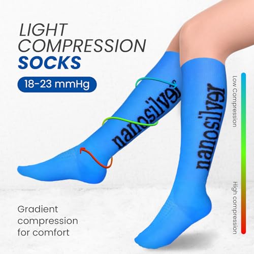 Image of Compression Socks (Light compression) with Gradient compression for comfort, 1 Pair compression socks