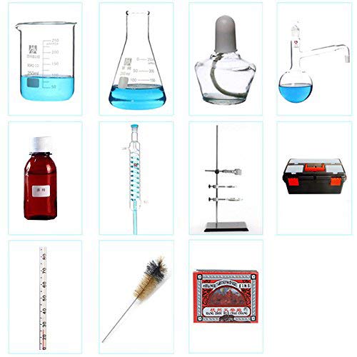 Miniatura 7 de Aparato de destilación de aceite esencial de laboratorio de 8.5 fl oz-67.6 fl oz, destilador de agua, kits de cristalería con embudo separador