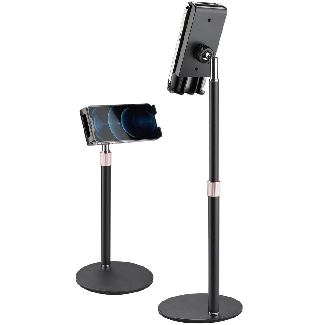 Supporto regolabile per cellulare, supporto da scrivania girevole a 360° per tablet e tablet