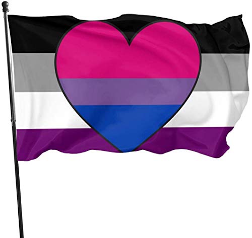 Biromantic Asexual Bi Romantic Pride Flagge 3 x 5 Ft Banner Willkommensparty Outdoor