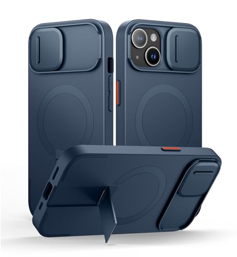 SURITCH ���C�P�[�XiPhone 13/14�ƌ݊��� �ƃJ�����ی�J�o�[�ƒ����\�ȃX�^���h ���h�~�ϏՌ��ی�J�o�[iPhone 13/14�p (��)
