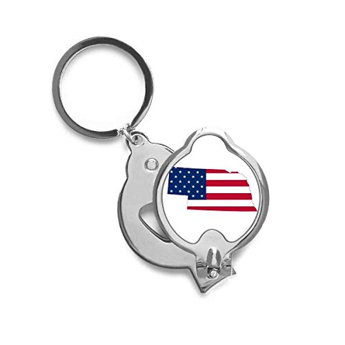 Coupe-ongles Nebraska motif drapeau américain pour soin des mains
