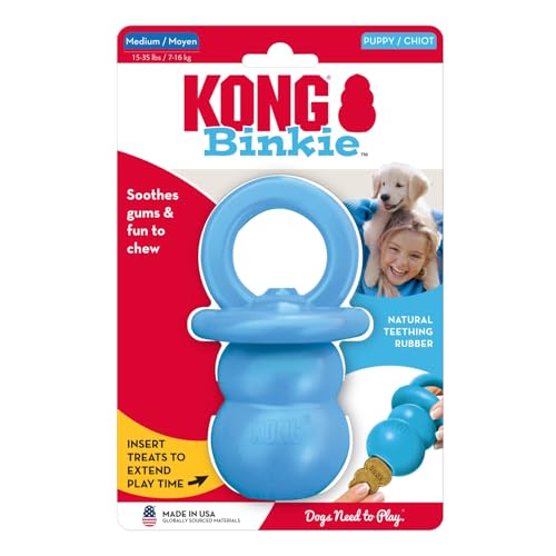 Paulchen Puppy Kong Binkie (M) 15910 Hunde-Spielzeug 14 cm (farblich sortiert)